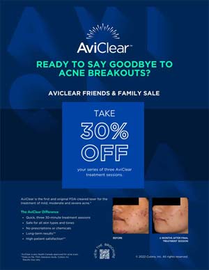 AviClear Laser Acne Treatment - Regenerate Men's 